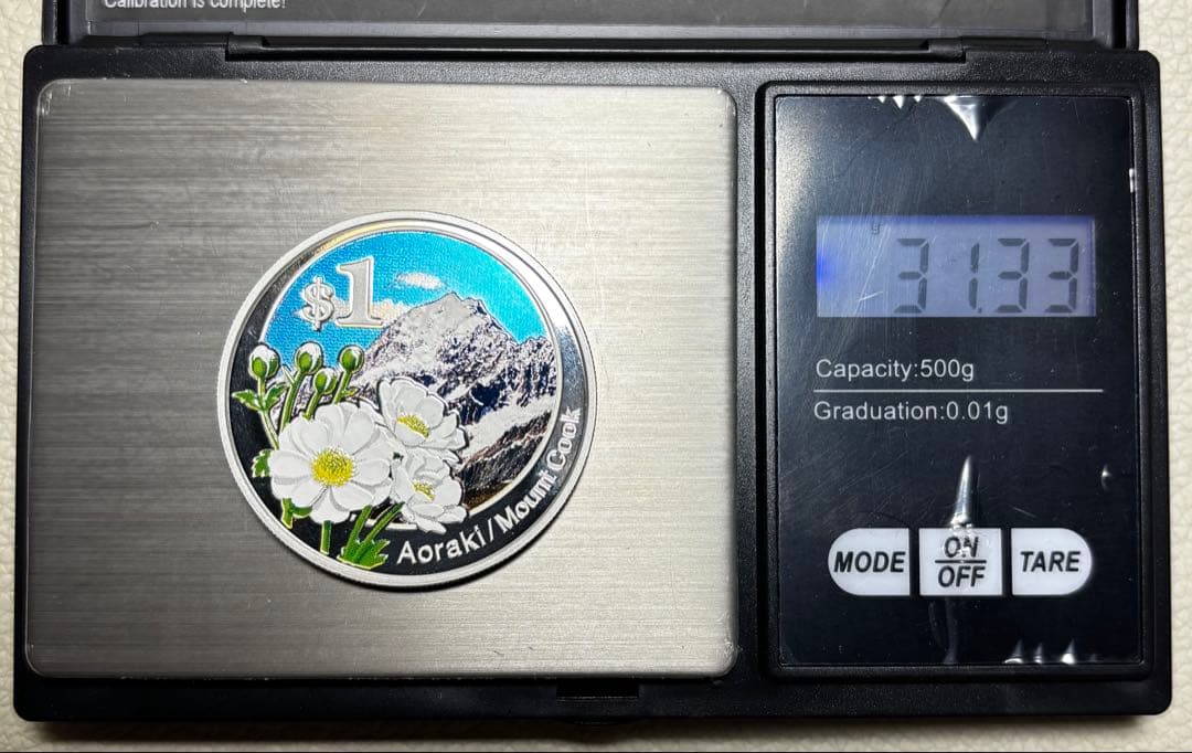 ニュージーランド 2007年 Aoraki/Mount Cook 銀貨