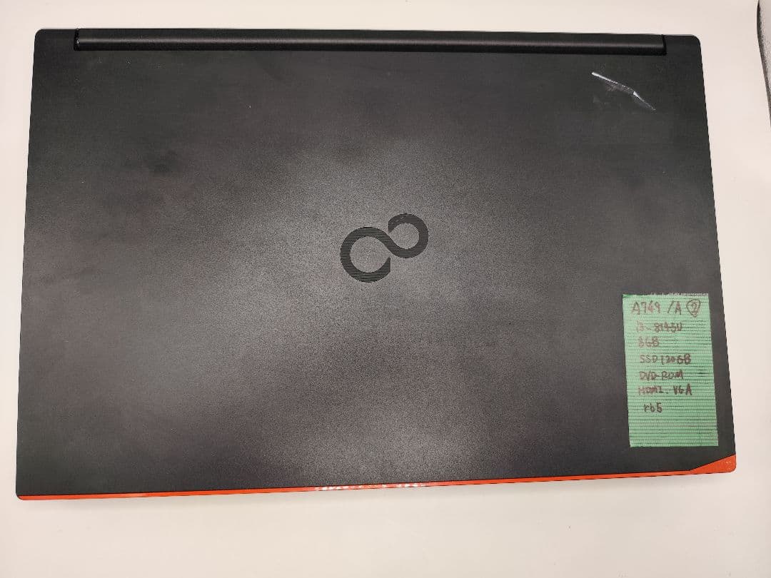 ②FUJITSU A749/A i3-8145U 8GB SSD120GB