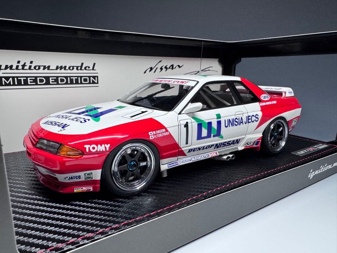 IG 1/18 ユニシア ジェックス スカイライン No.1 1993 JTC