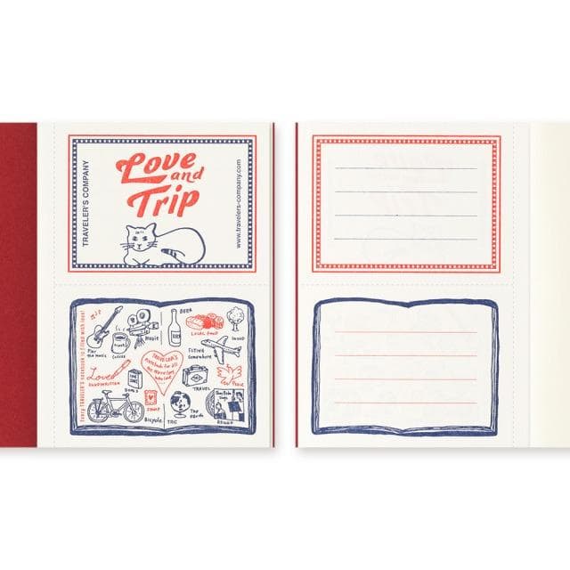 新品トラベラーズノート パスポート LOVE AND TRIP レッド 新品