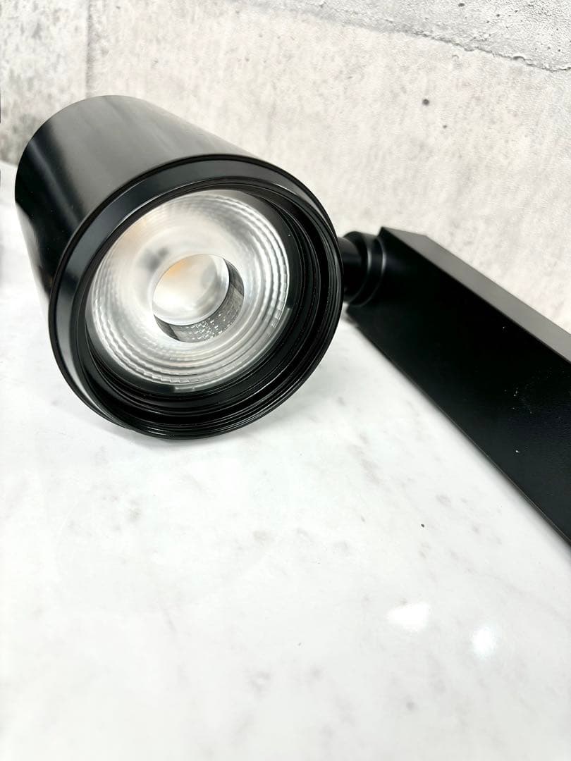 【美品】LED照明器具　ブラック スポットライト 5個セット