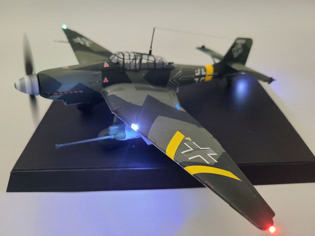 ユンカース スツーカ ju87 タンクバスター リアルモーターライズ完成品
