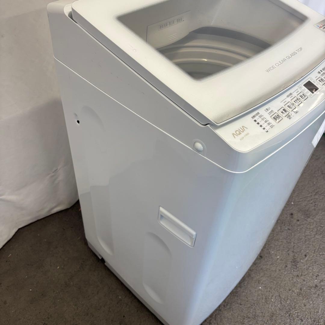 83　AQUA　洗濯機　2025年製　7キロ　綺麗　設置無料　安い‼️