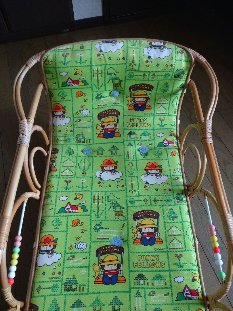 昭和レトロ家具　レトロポップなゆりかご