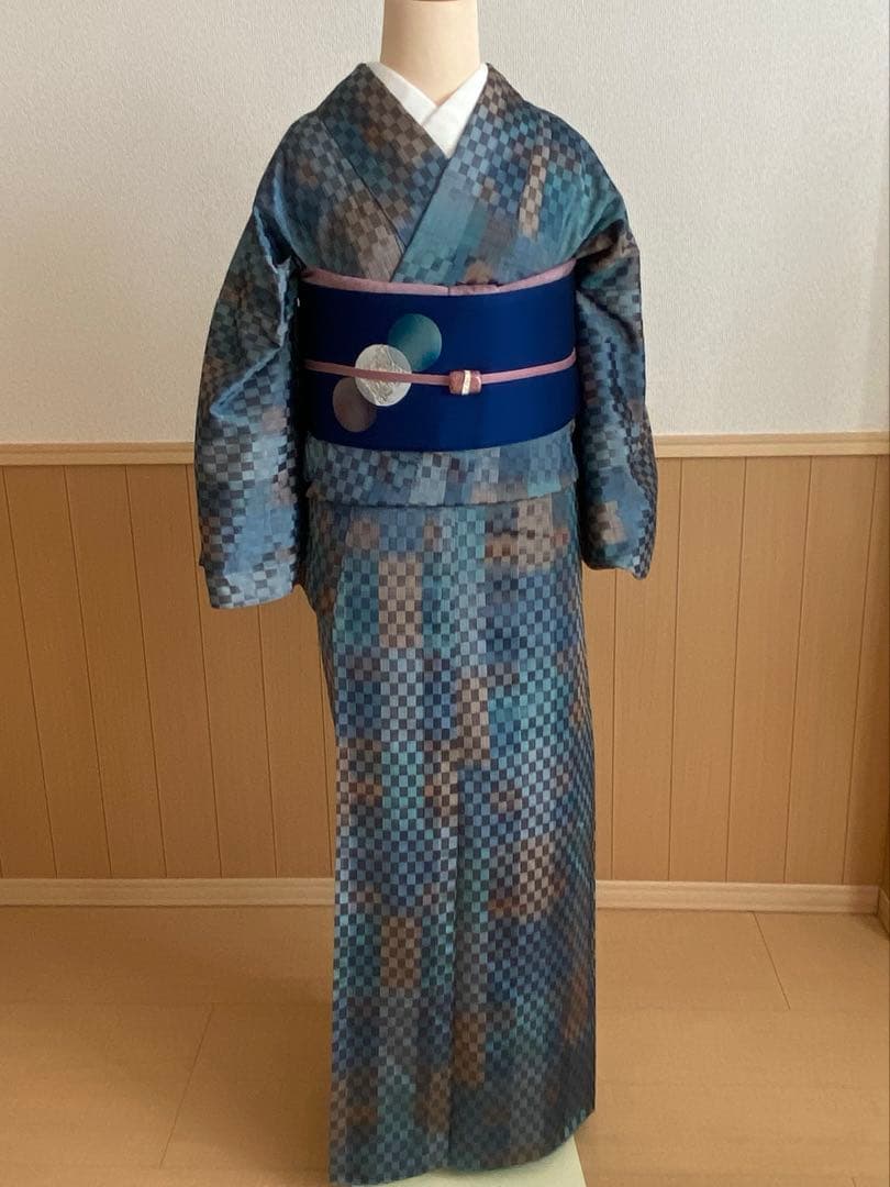 紬小紋と帯