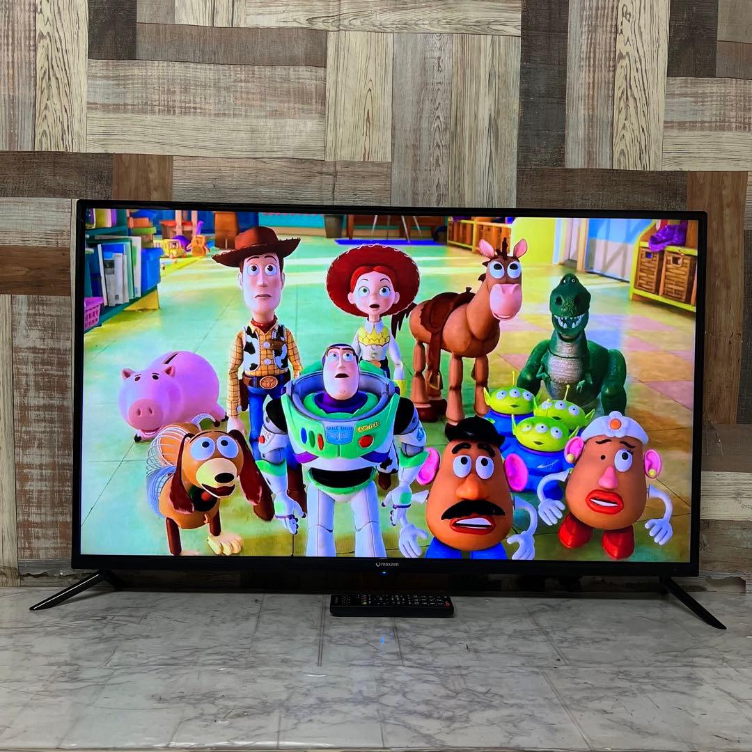即日受渡❣️全国送料込4年前購入マクスゼン43V型液晶TVゲームモード搭載