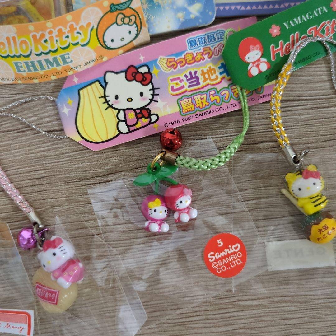 未使用 ハローキティ ファスナーマスコット ご当地 キティ 根付