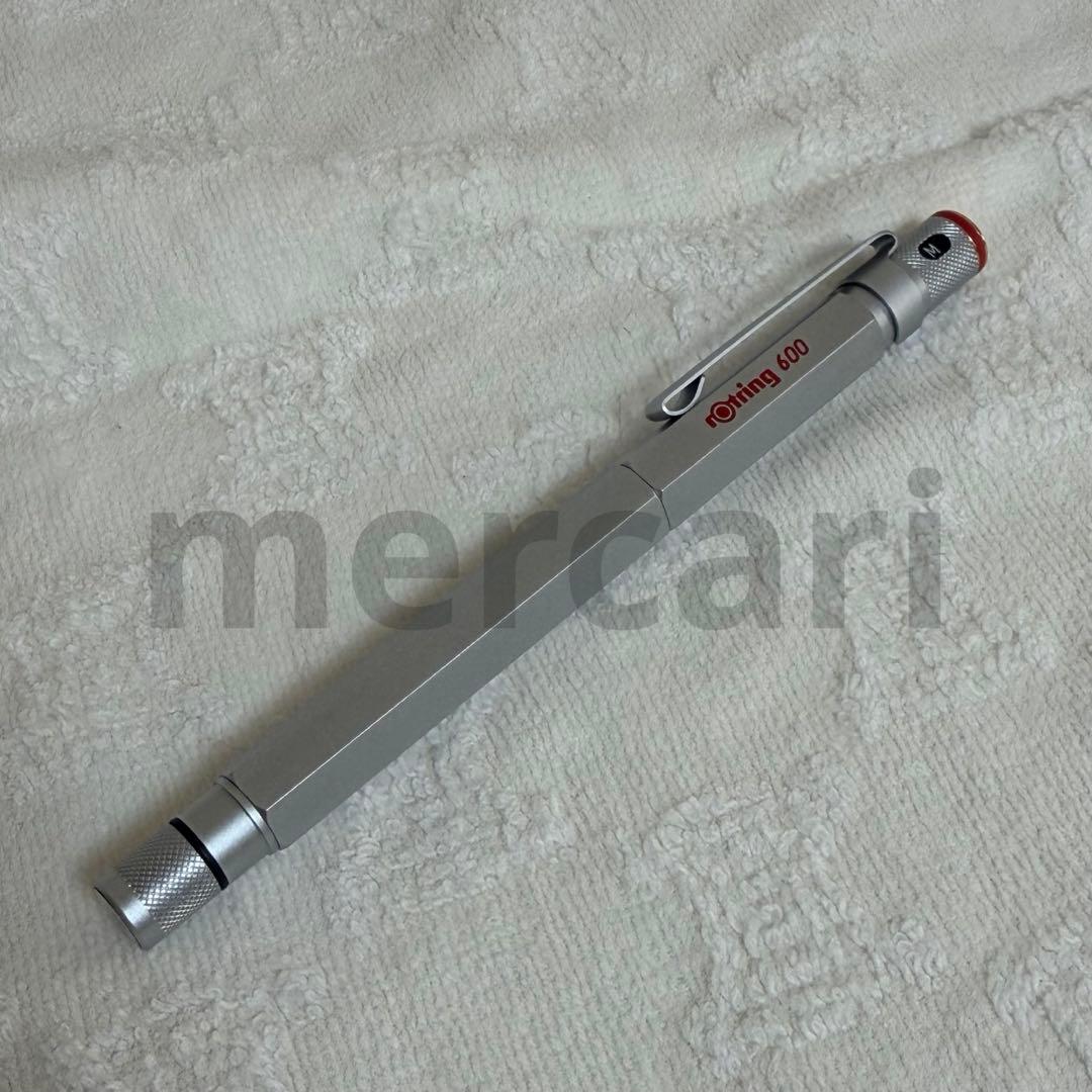 【貴重】ロットリング*600G万年筆*シルバーM-nib