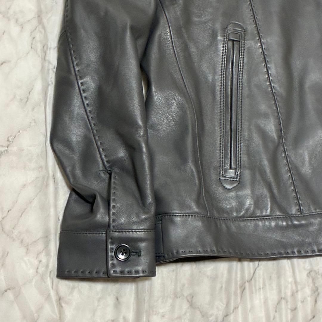MEN'S BIGI【現行モデル】クロームタンニングレザージャケット