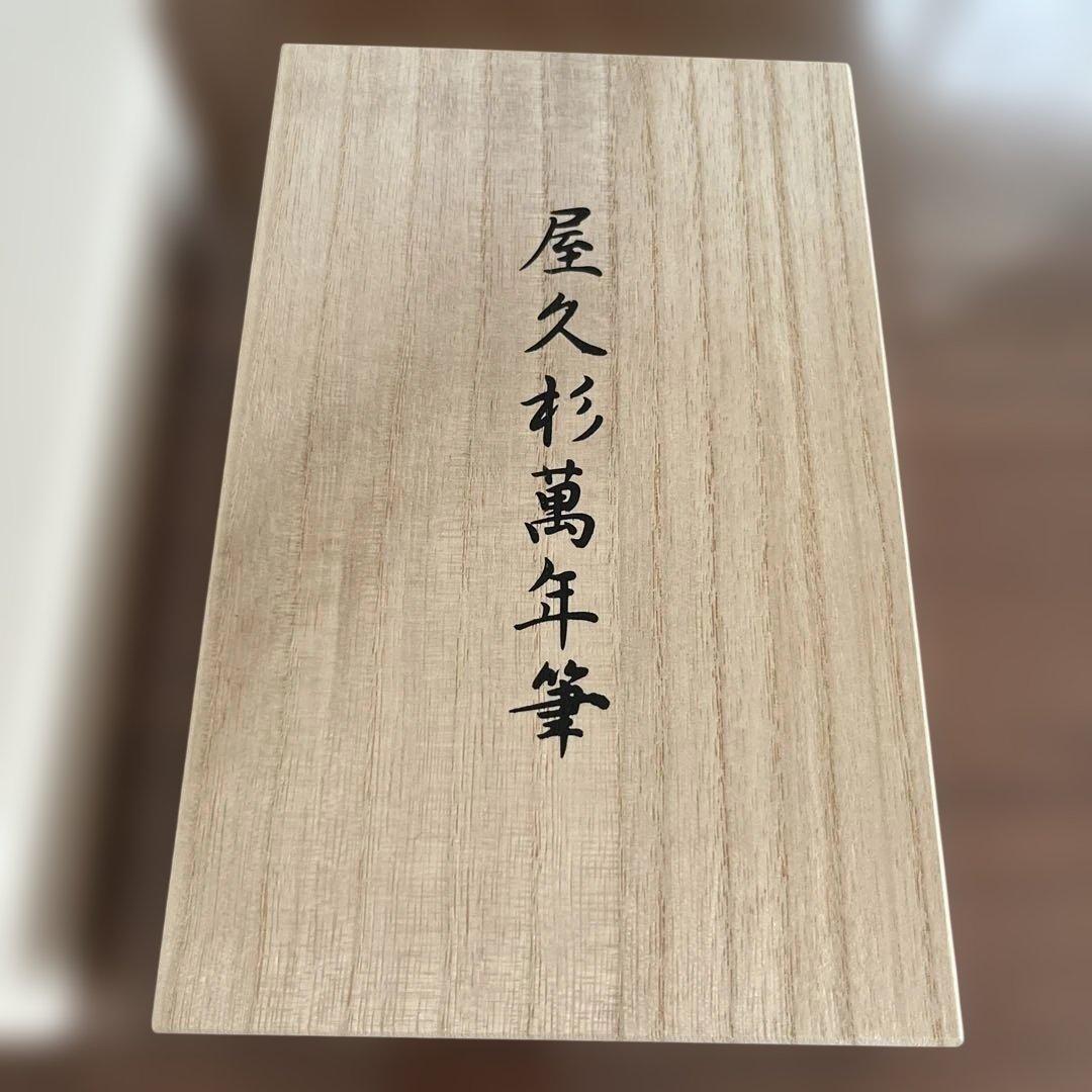 プラチナ万年筆　屋久杉　14K