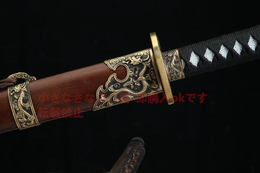 1.6メートル竜紋苗剣 古兵器 武具　刀装具　日本刀　模造刀 居合刀 長尺