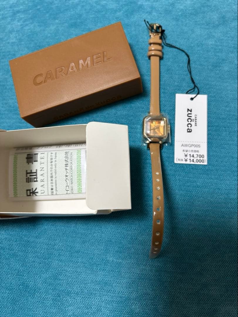 カバンドズッカ腕時計キャラメルAWGP005 CABANE de ZUCCa新品
