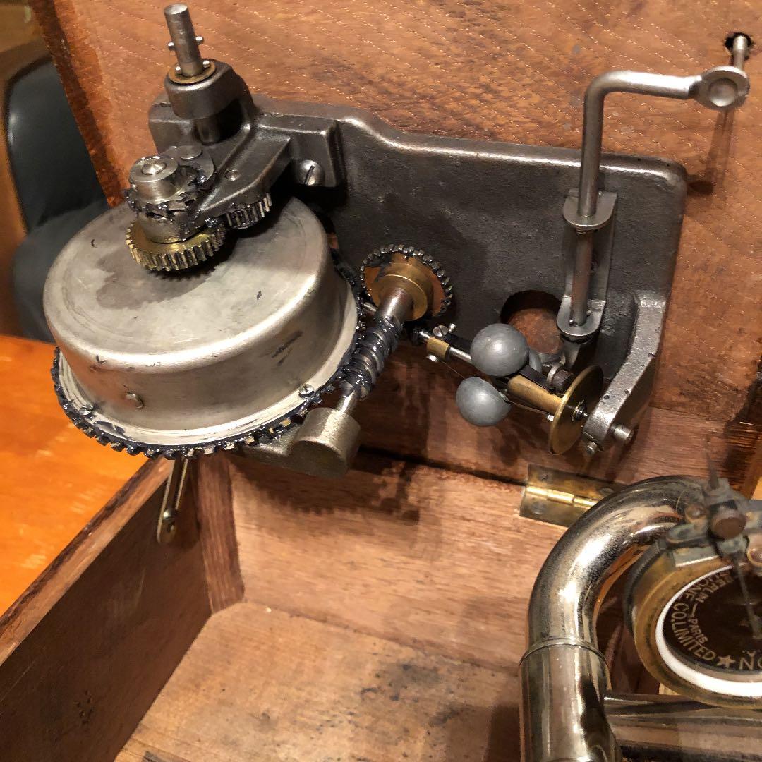 ♫独逸 HMV G&Tモナークラッパ 蓄音機 Victor ミュージアムクラス品