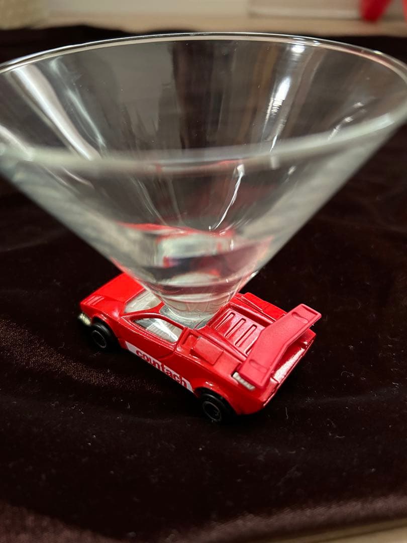 ランボルギーニのミニカー　カクテルグラス