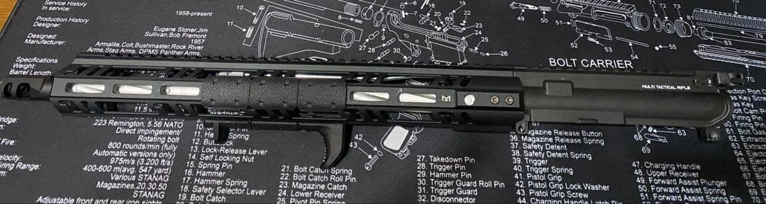 東京マルイ　MTR16 アッパー　ボルトキャリア他