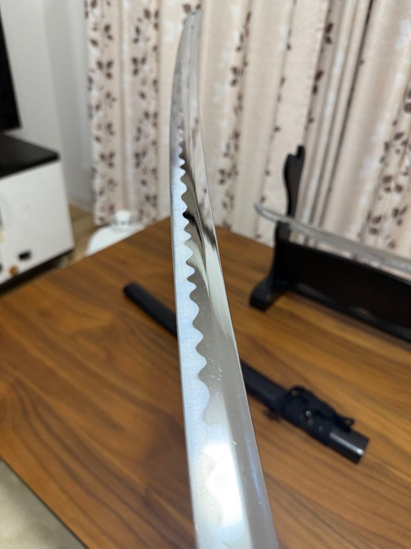 日本刀 伝統的デザイン 鋼製 刃約70cm