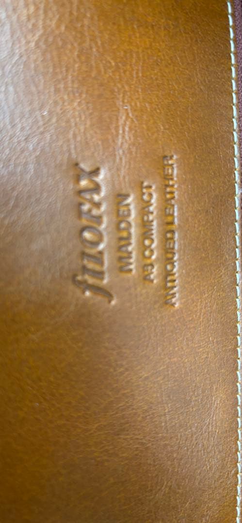 【定2万超】新品 ファイロファックス マルデン A5 システム手帳 オークル 茶