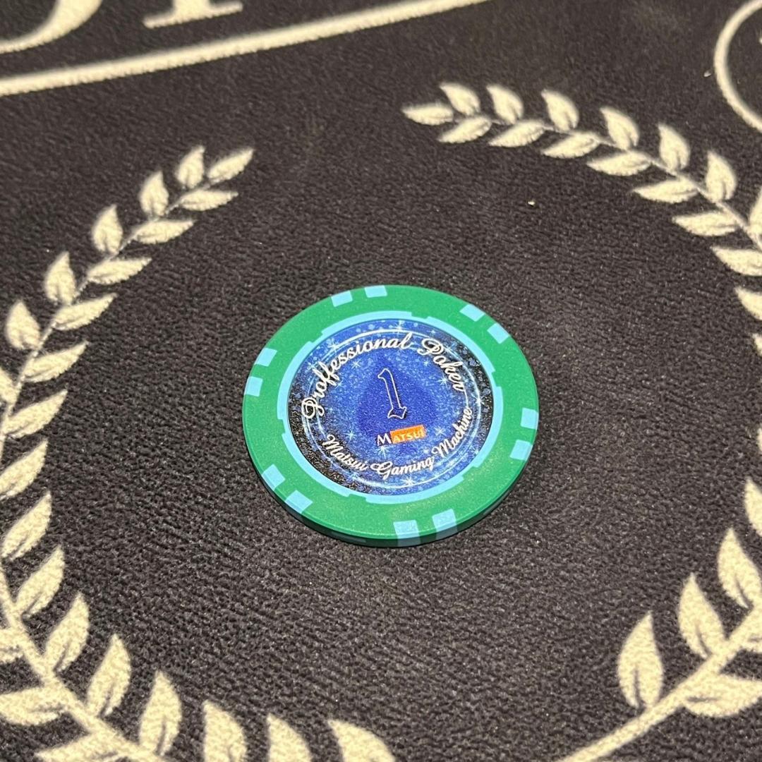 02 MGM社正規品 カジノチップ 100枚 ポーカーチップ バカラ H26年