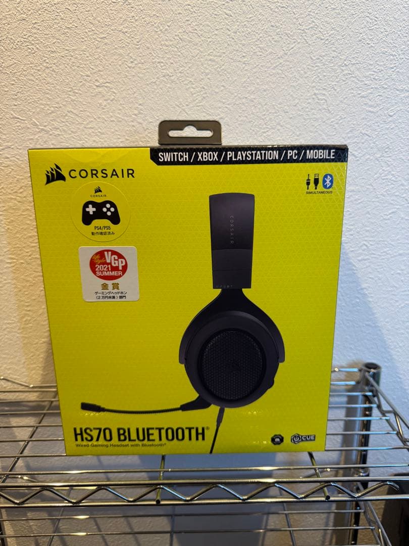 新品 未使用　CORSAIR HS70 Bluetooth ヘッドセット