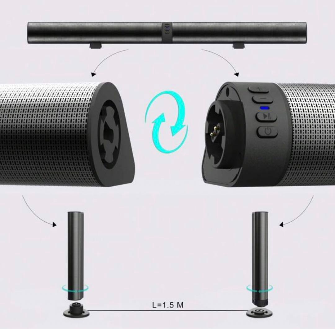 サウンドバー 74.5cm 高音質 Wereless speaker BS-56