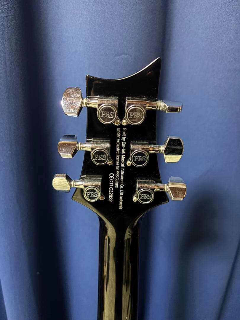 ギター PRS SE Custom 24 Quilt Grey Black