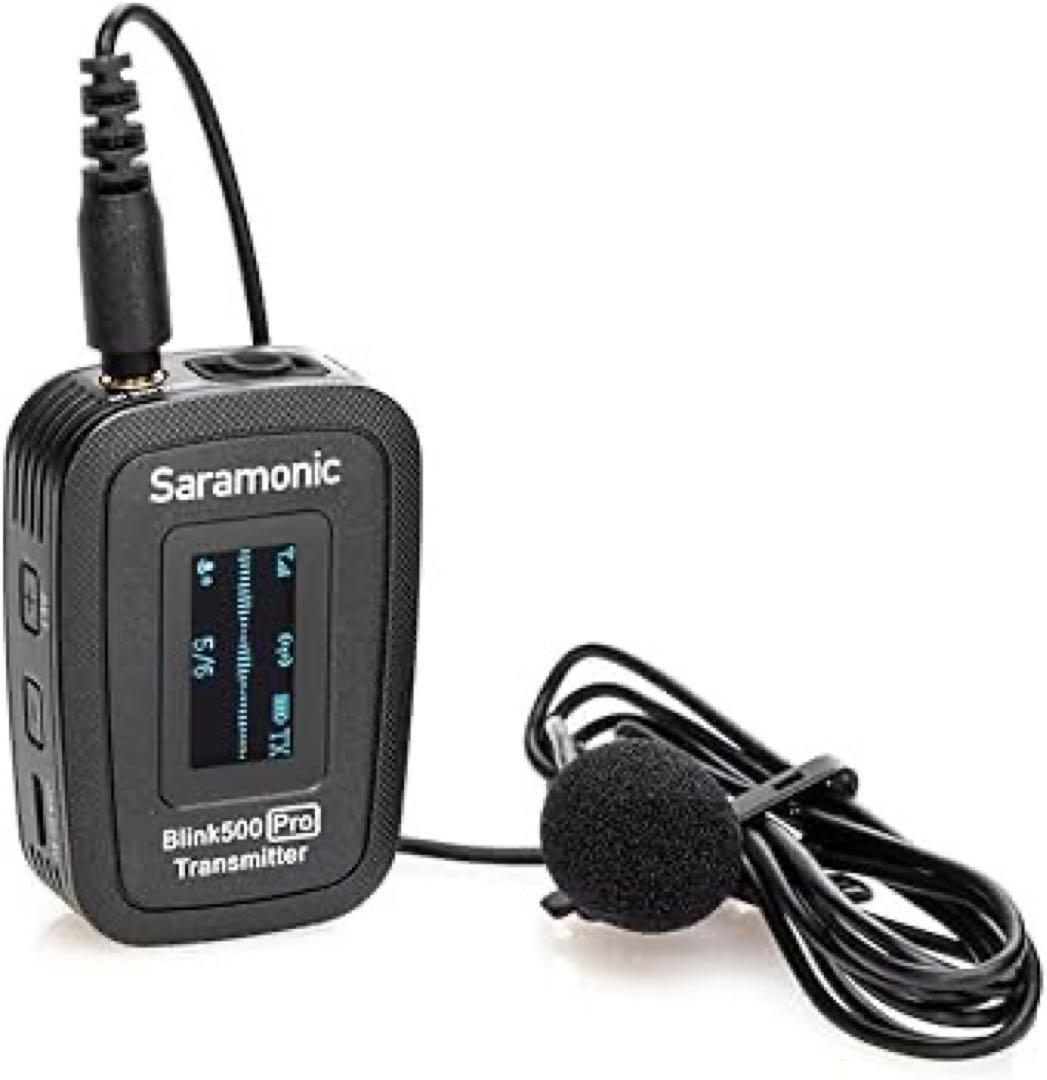 ワイヤレスマイクシステム 送信機1台+受信機1台セット ブラック