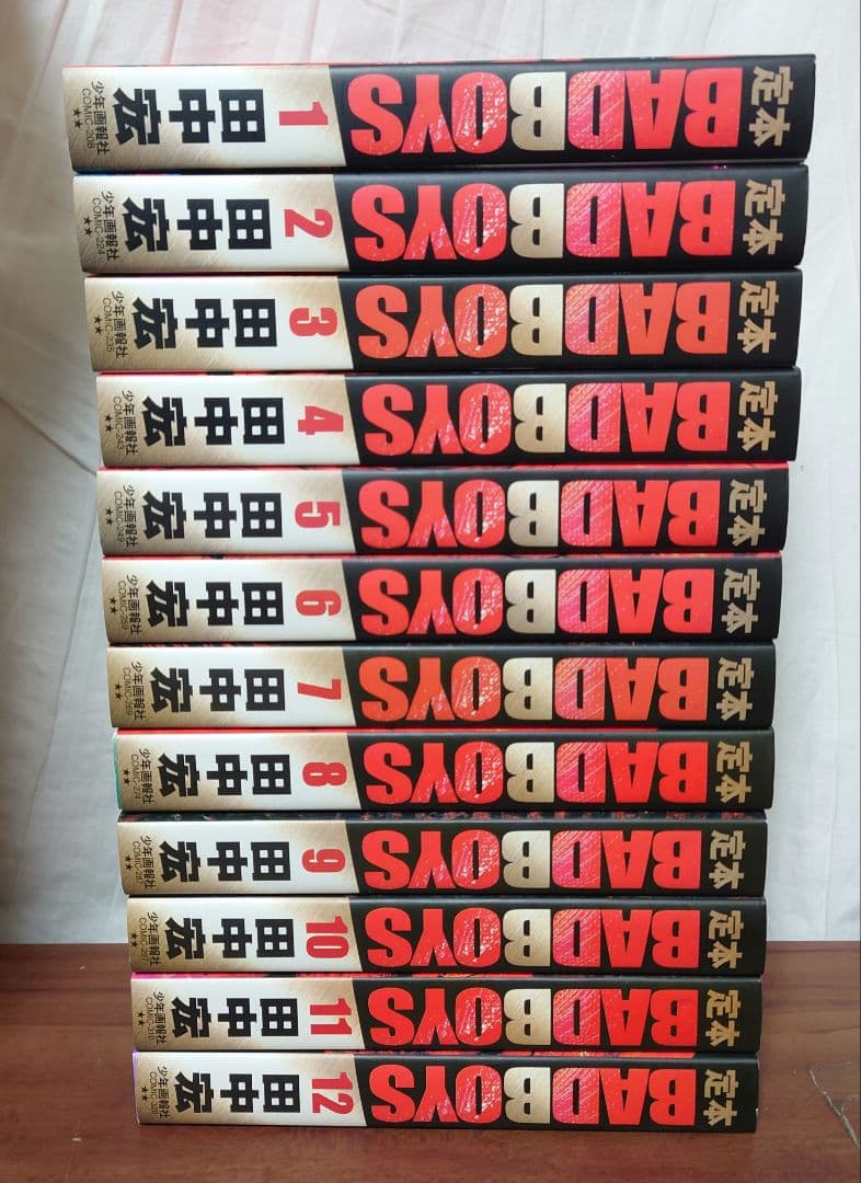定本 BAD BOYS 全12巻セット 田中宏