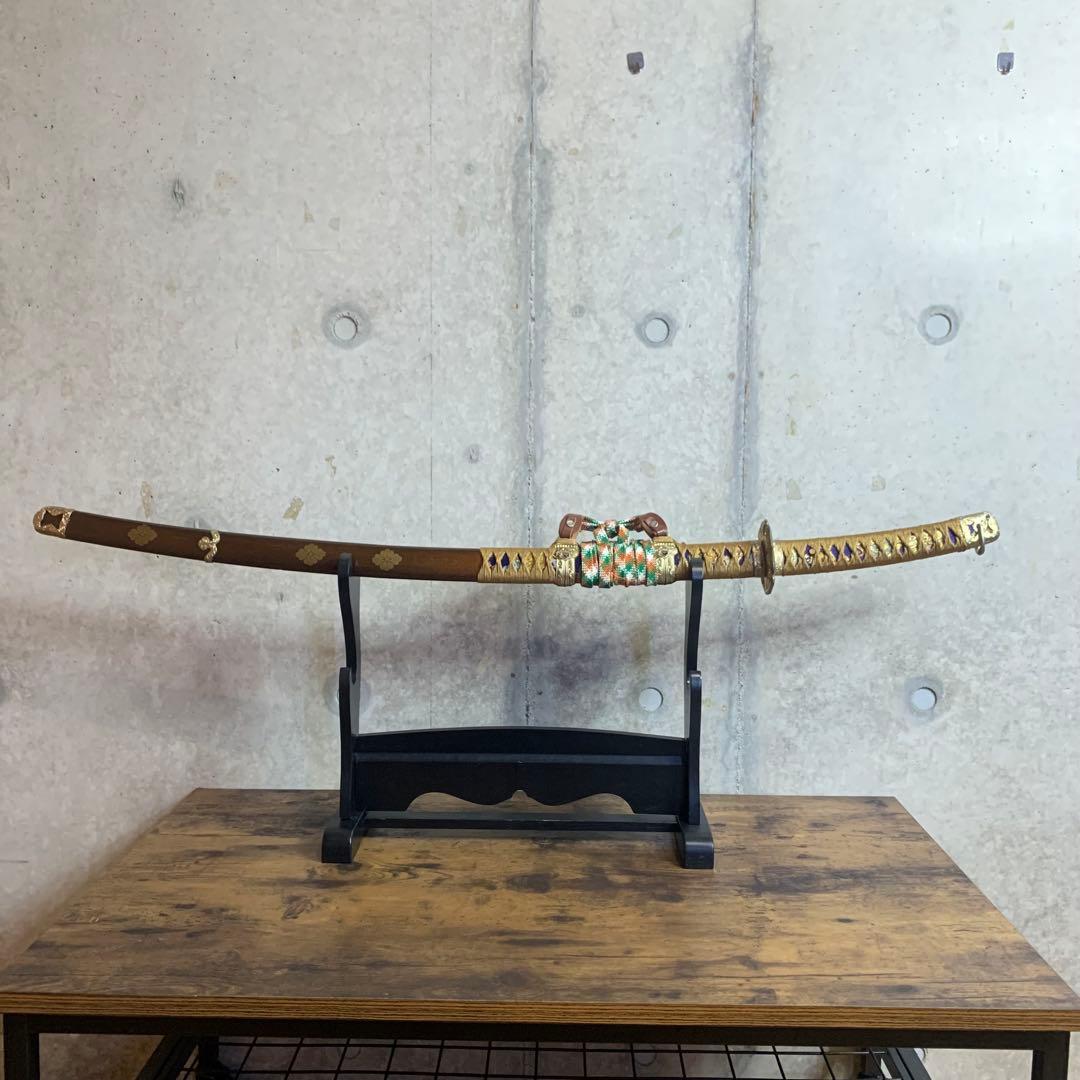 【模造刀/居合刀】長刀　金属製　武具　コレクション美術居合刀剣