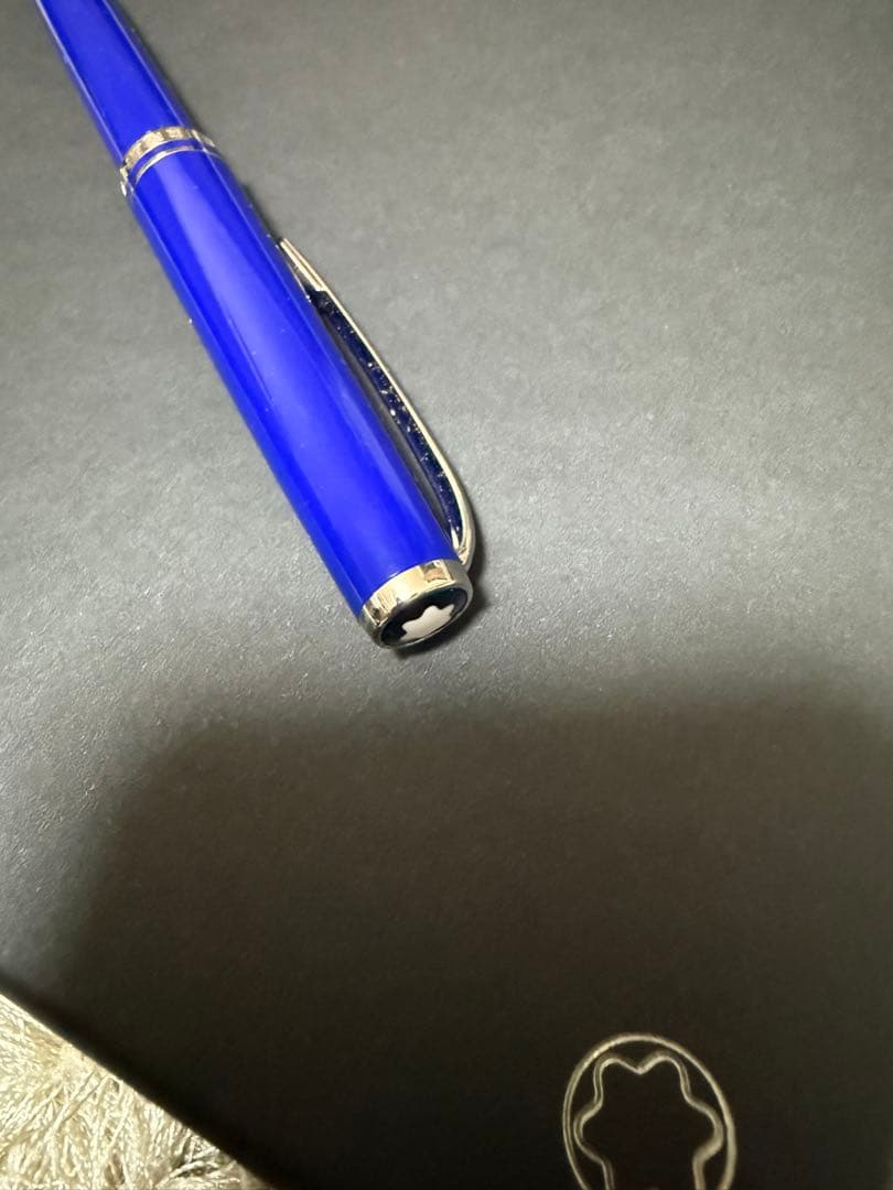 Mont Blanc ボールペン　ブルー　最終値下げ