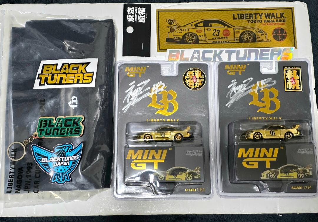 限定 リバティウォーク ゴールドSILVIA 2セット TSHIRT XLサイズ
