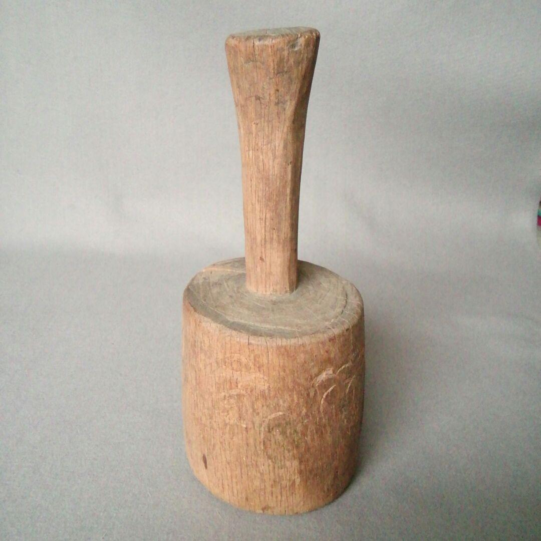 砧(きぬた)　木製　農具　道具　藁　作業道具　農業道具　叩き道具　農業