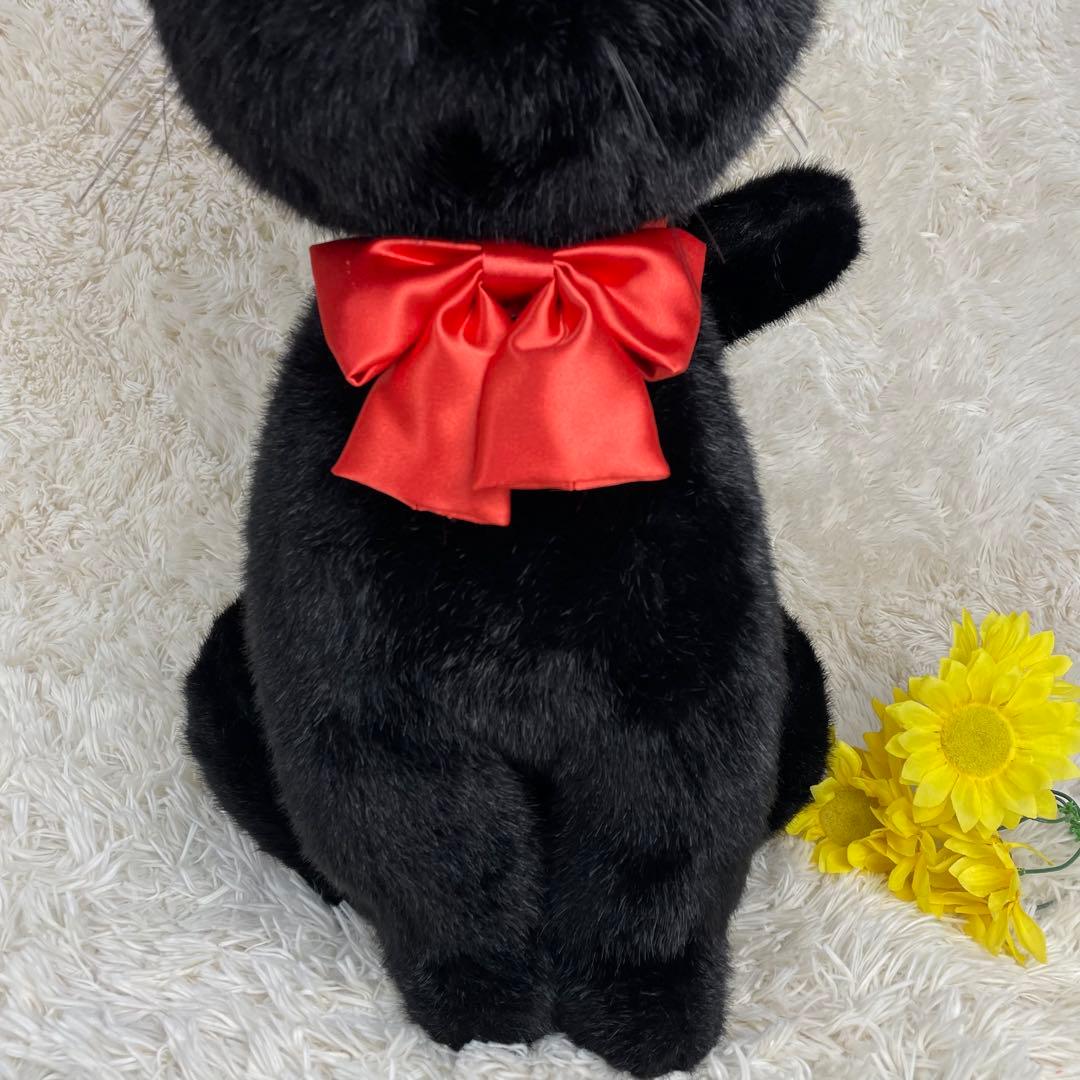 極美品 魔女の宅急便 黒猫ジジ ぬいぐるみ特大 LL ジブリ