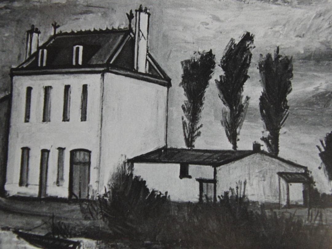 ベルナール・ビュッフェ、「La maison balanche」