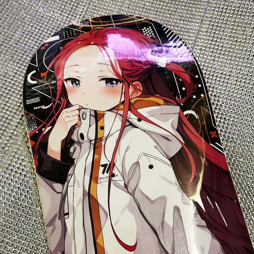 ブルーアーカイブ　スケートデッキ　アクリルスタンド　缶バッジ　花岡ユズ