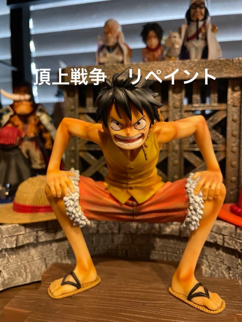 ワンピースフィギュア　頂上決戦ルフィ　　　白髭海賊団との共闘　送料無料