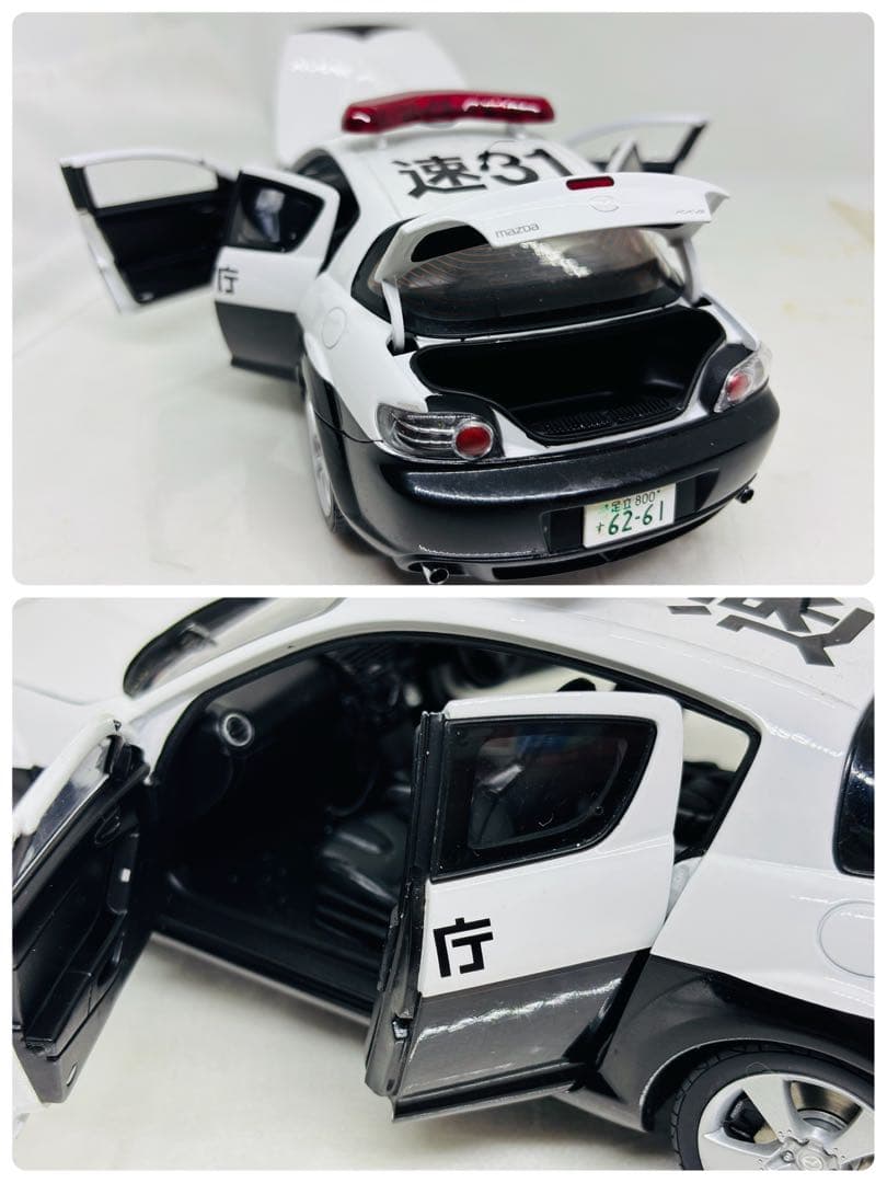 C*e様 1/18 AUTOartオートアート MAZDA RX-8 高速隊パト