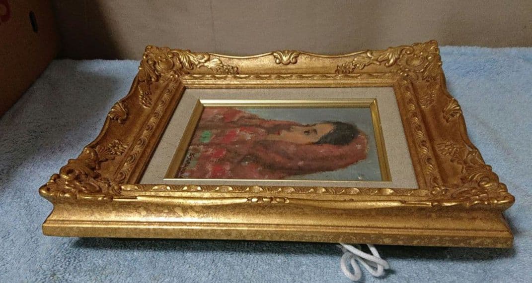 寅若繁 油彩画