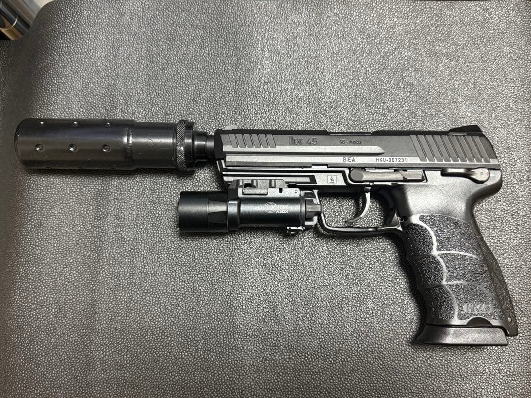 東京マルイ hk45 ガスブローバック ライト サイレンサー ヘッケラーコッホ