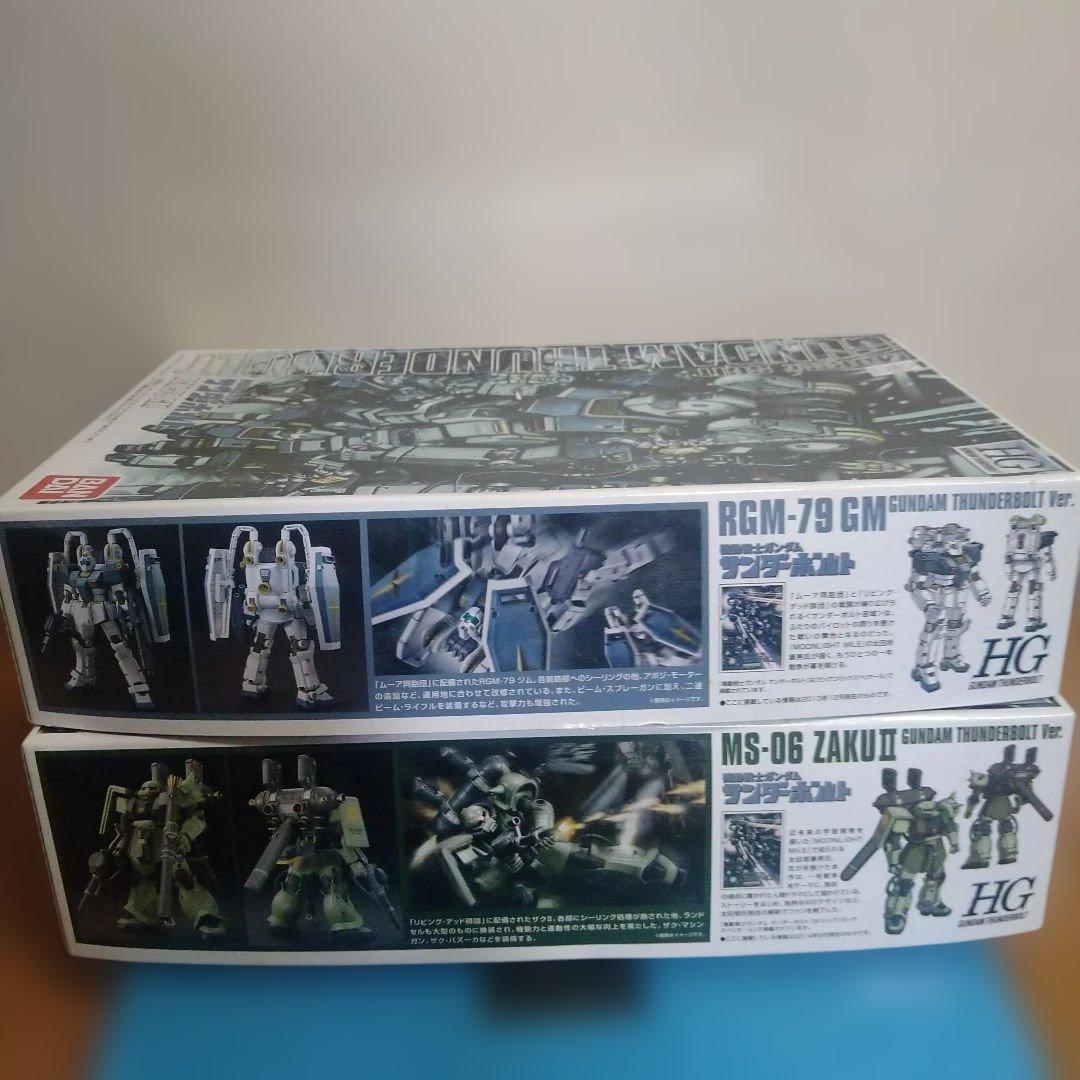 バンダイプラモデル　 機動戦士ガンダム　 サンダーボルト　ザク＆ジム