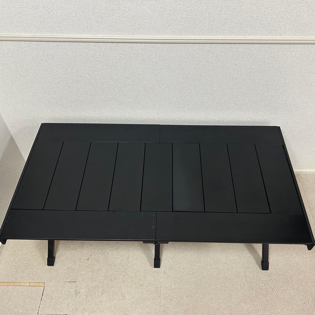 WAQマルチローテーブル 黒　アウトドアテーブル
