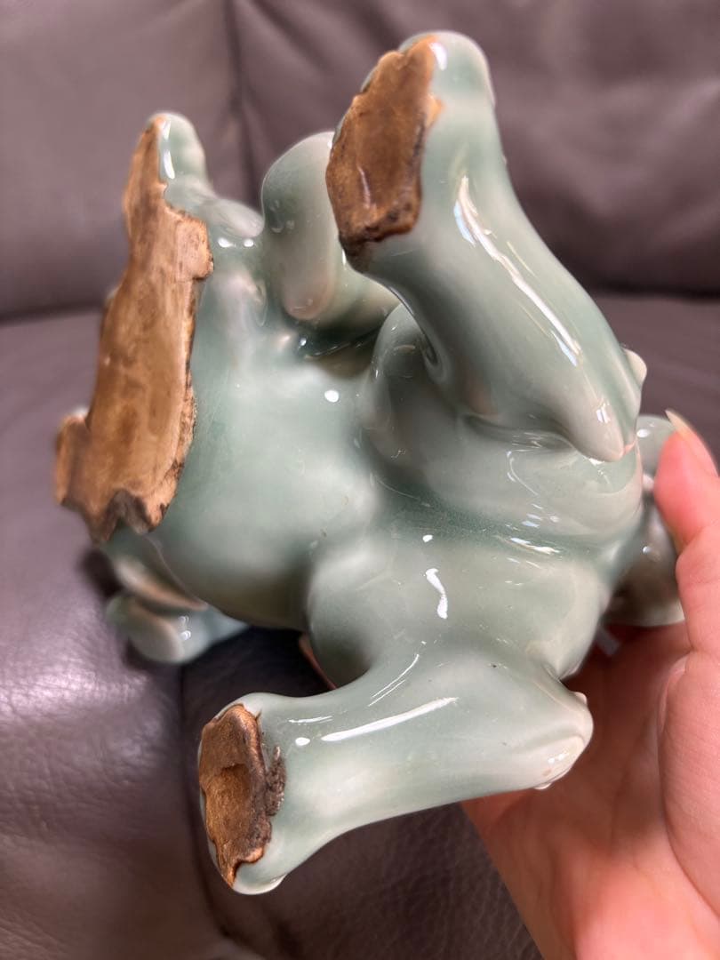 獅子　置物