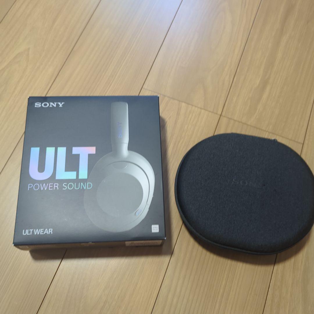 SONY ULT ワイヤレスヘッドホン ホワイト ケース付き