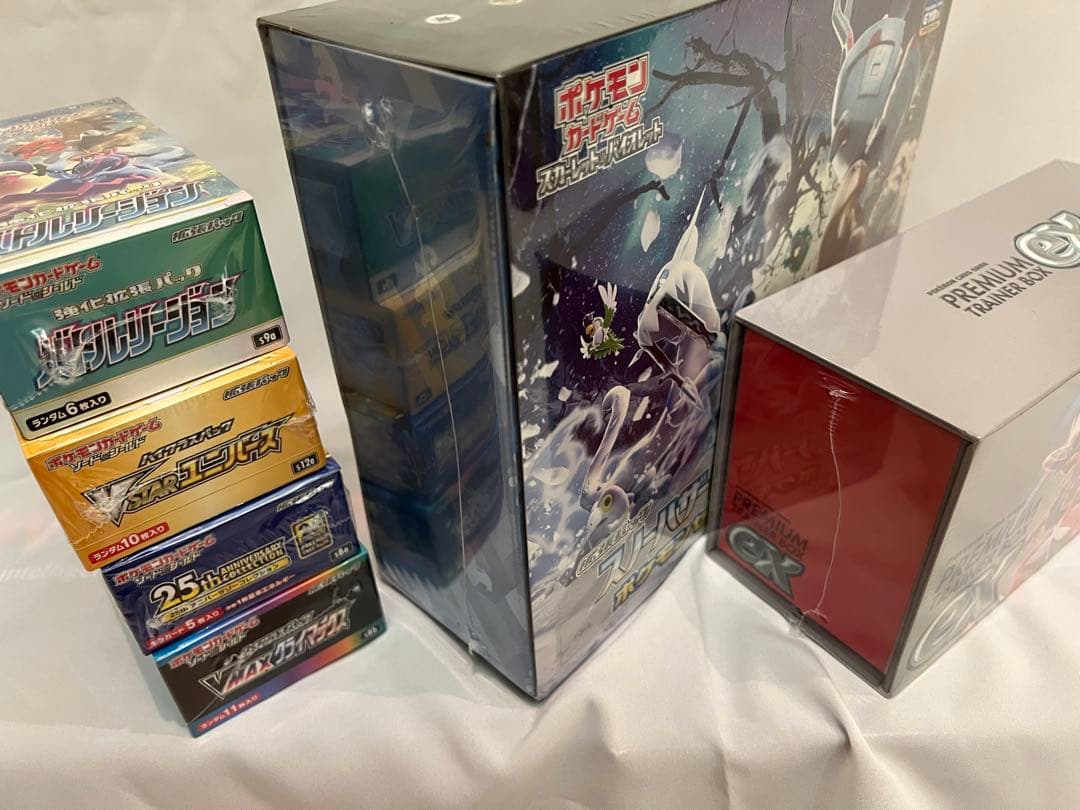 ポケカ　引退品　まとめ売り　ボックス　box イーブイヒーローズ　蒼空ストリーム