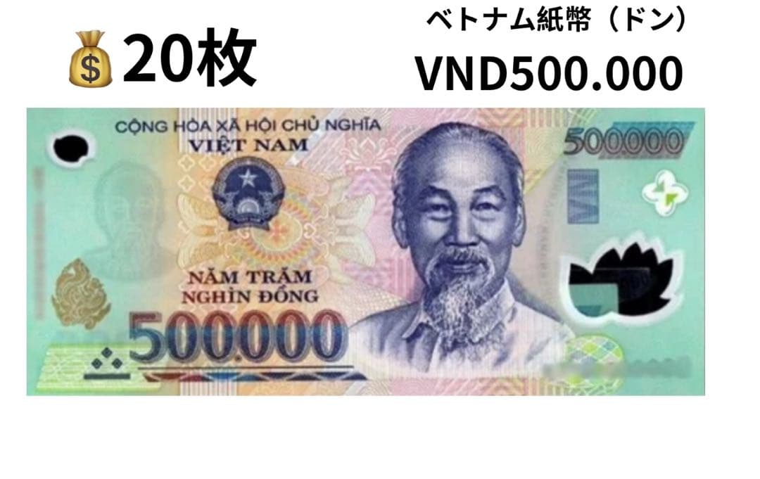 ベトナム500000ドン20枚