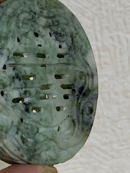 根付翡翠石