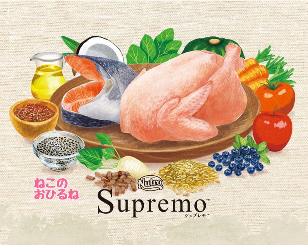 ニュートロ　シュプレモ 　成猫&子猫用ミックス3kg 計4袋　①