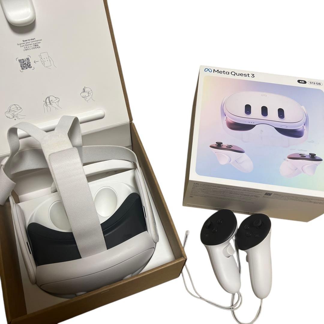  Quest 3 512GB Linkケーブル付き VRヘッドセット