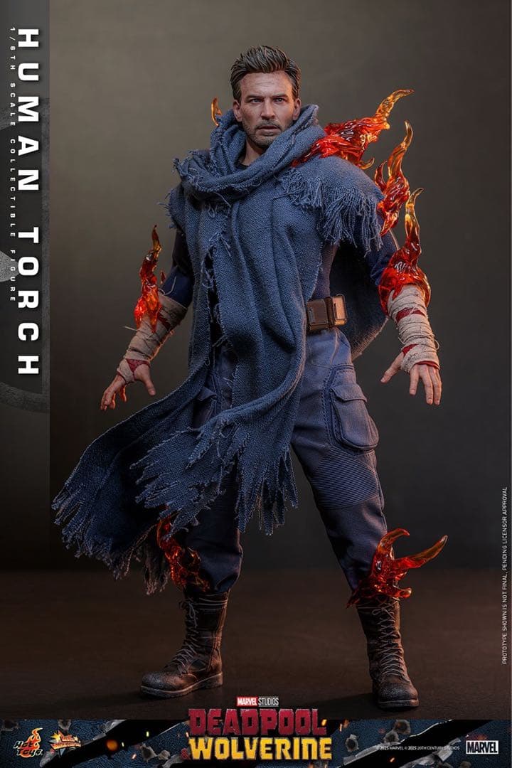 ホットトイズMMS789デッドプール ヒューマン・トーチHuman Torch