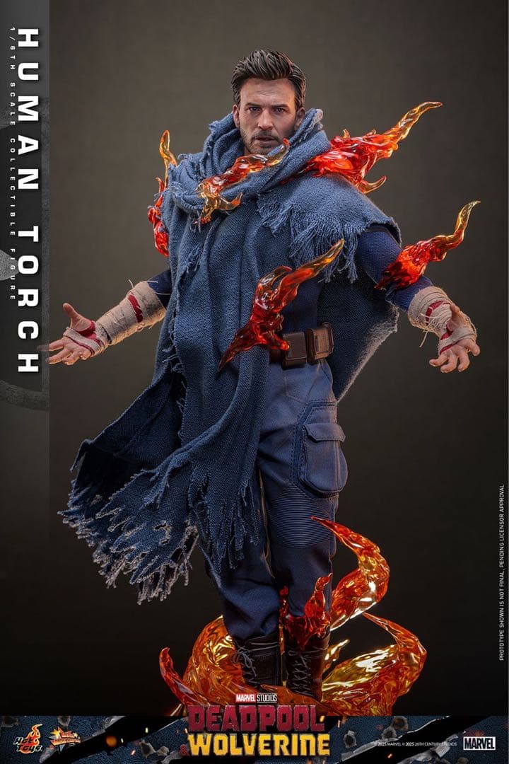 ホットトイズMMS789デッドプール ヒューマン・トーチHuman Torch