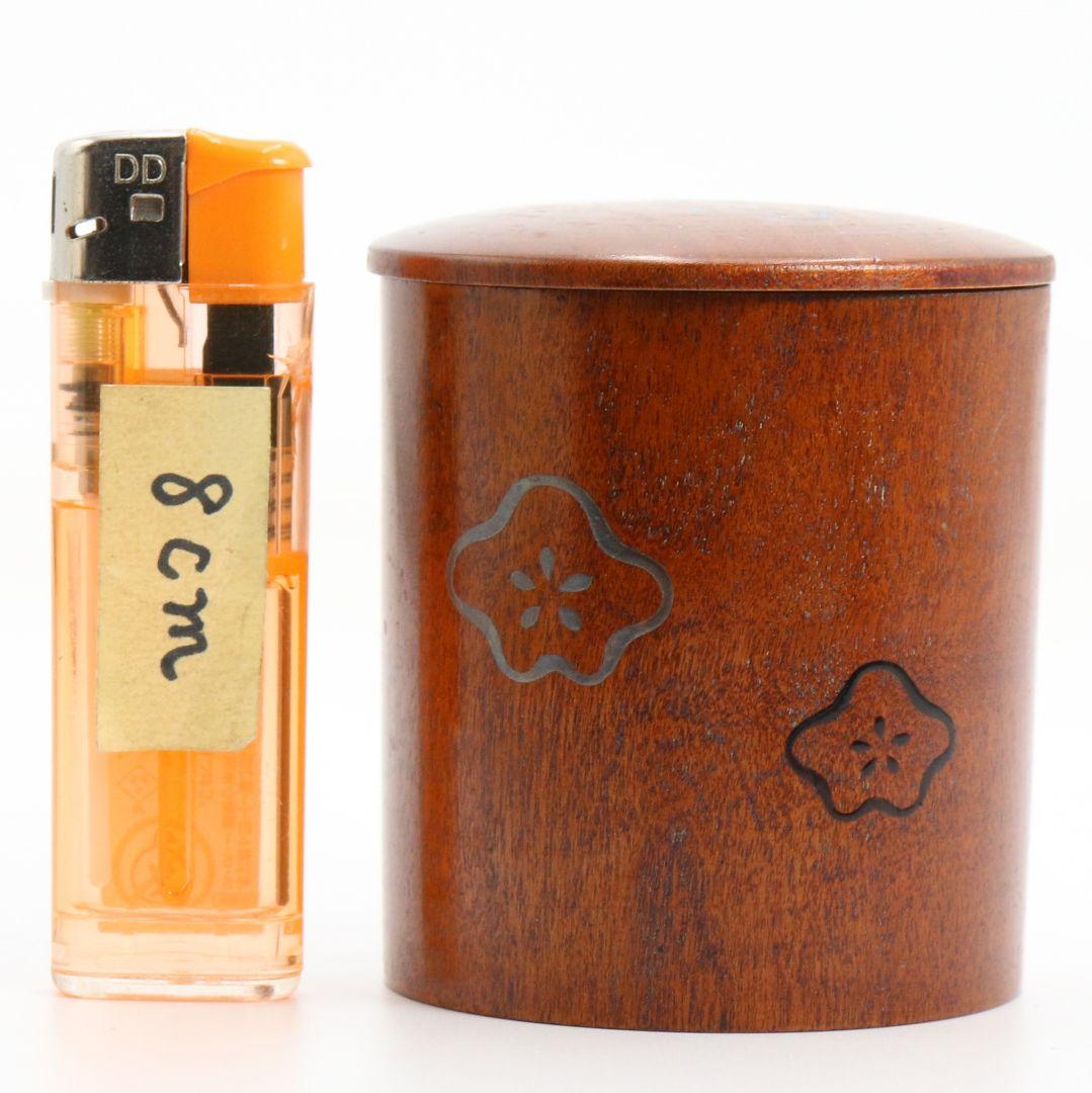 岡本陽斎作 即中斎好 桜蒔絵 金輪寺 薄茶器 茶道具 共箱　V919